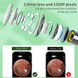 Ear Wax Removal Tool, 1920P HD Ear Cleaner with 6 LED Lights, 3Mm Mini Visual Ear Camera for Iphone, Ipad, Android