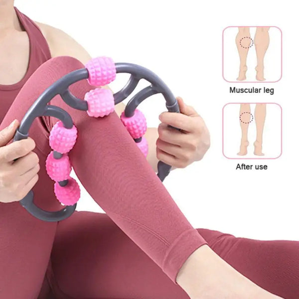 1 Pcs Leg Ring Leg Clamp Weight Loss Artifact Beauty Leg Products Leg Muscle Elimination Trainer Roller Massager Yoga Equipment